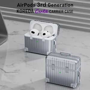 KOREDA Compatible with AirPods 3rd Generation CaseCover Suitcase NWT